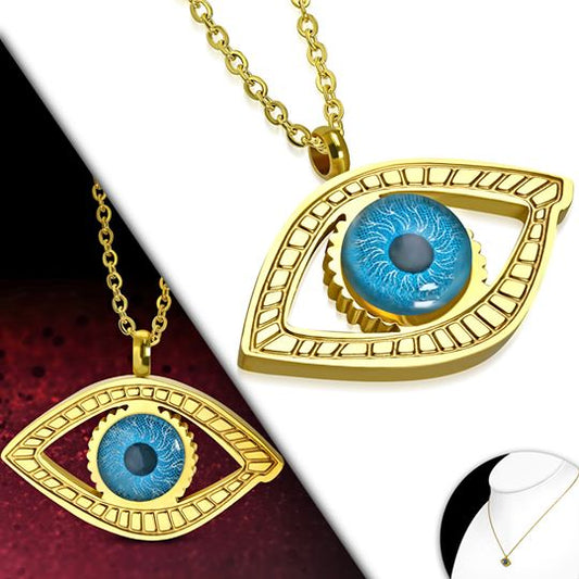 Evil Eye Charm Chain Necklace