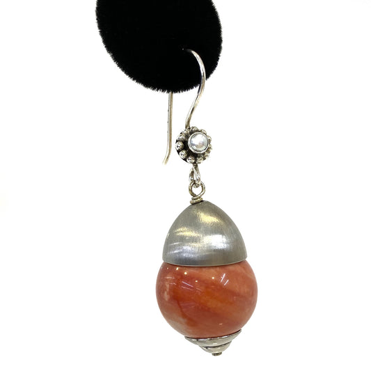 Italian Coral Earrings