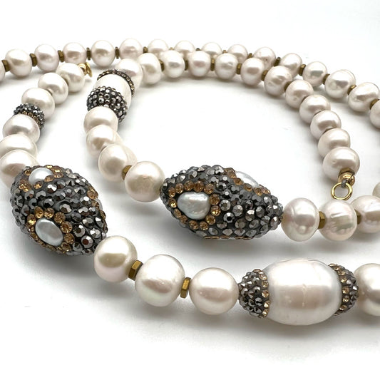 Semi-Precious Stone Set - Pearl