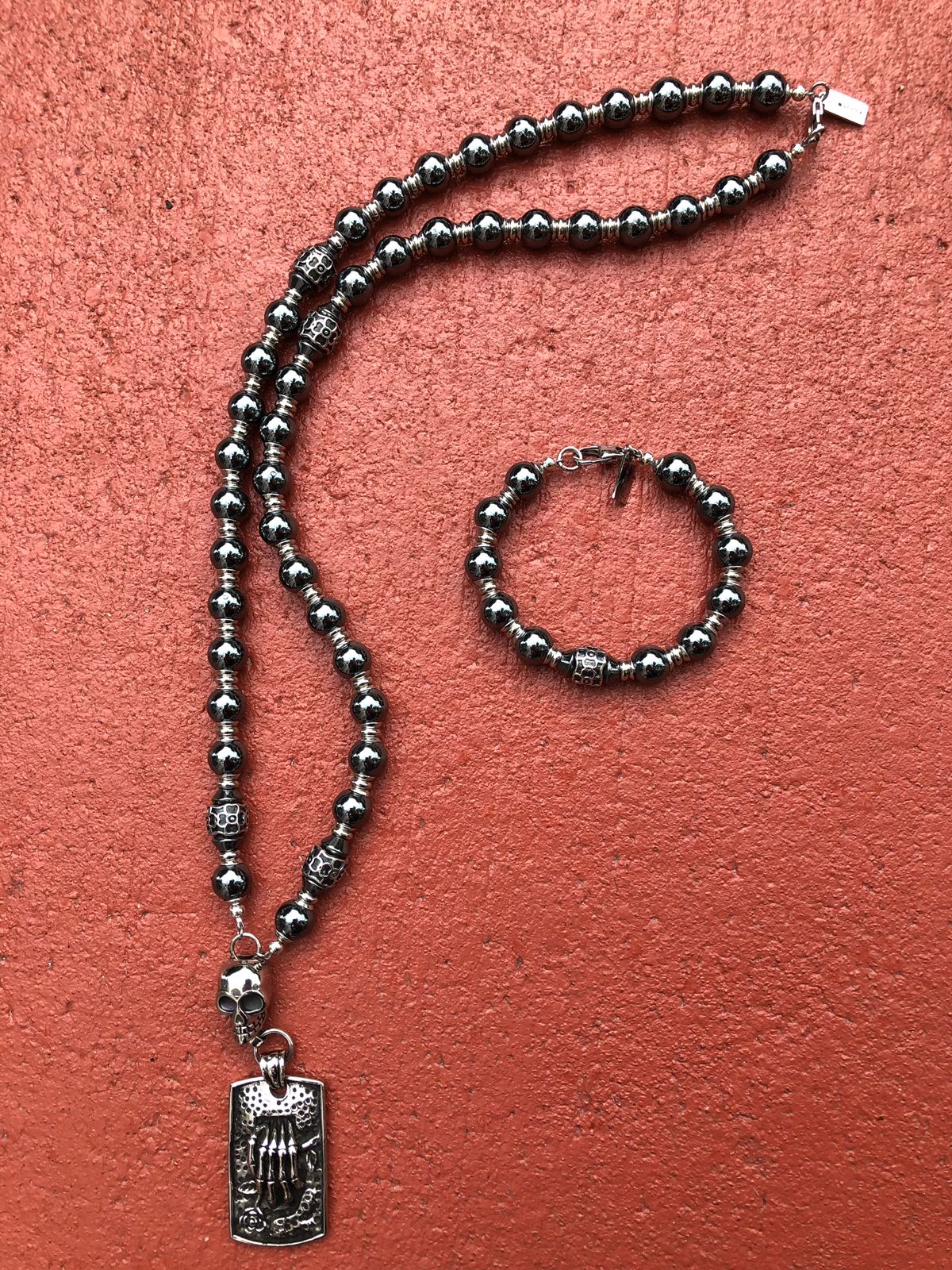 Rosary - Handmade - Handcrafted - Semiprecious Stone "Memory" ROS138