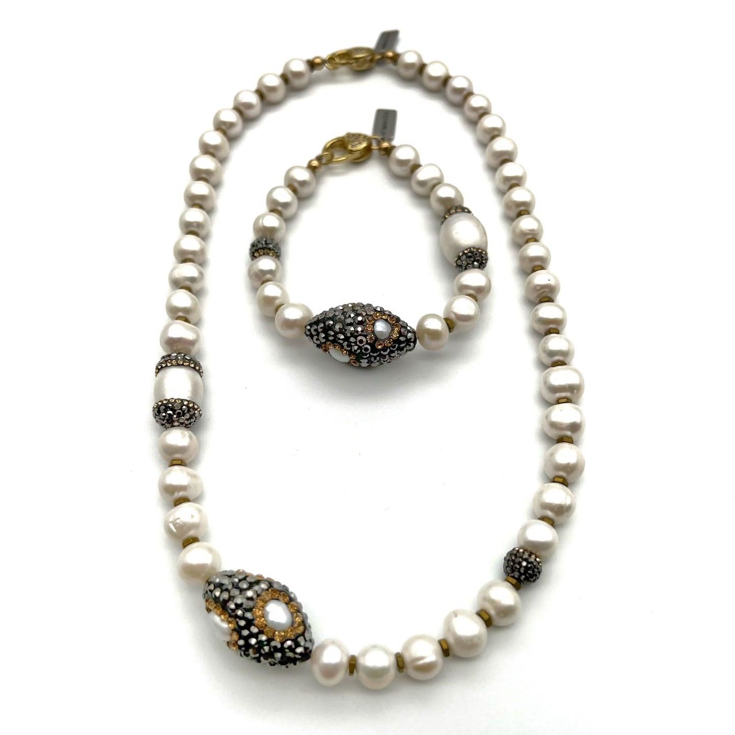 Semi-Precious Stone Set - Pearl