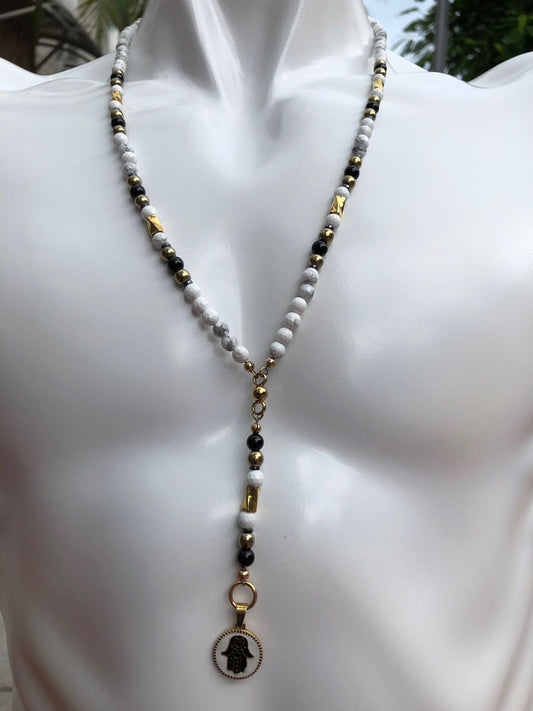 Rosary Handmade - Handcrafted - Semiprecious Stone "Inspiration" - ROS133