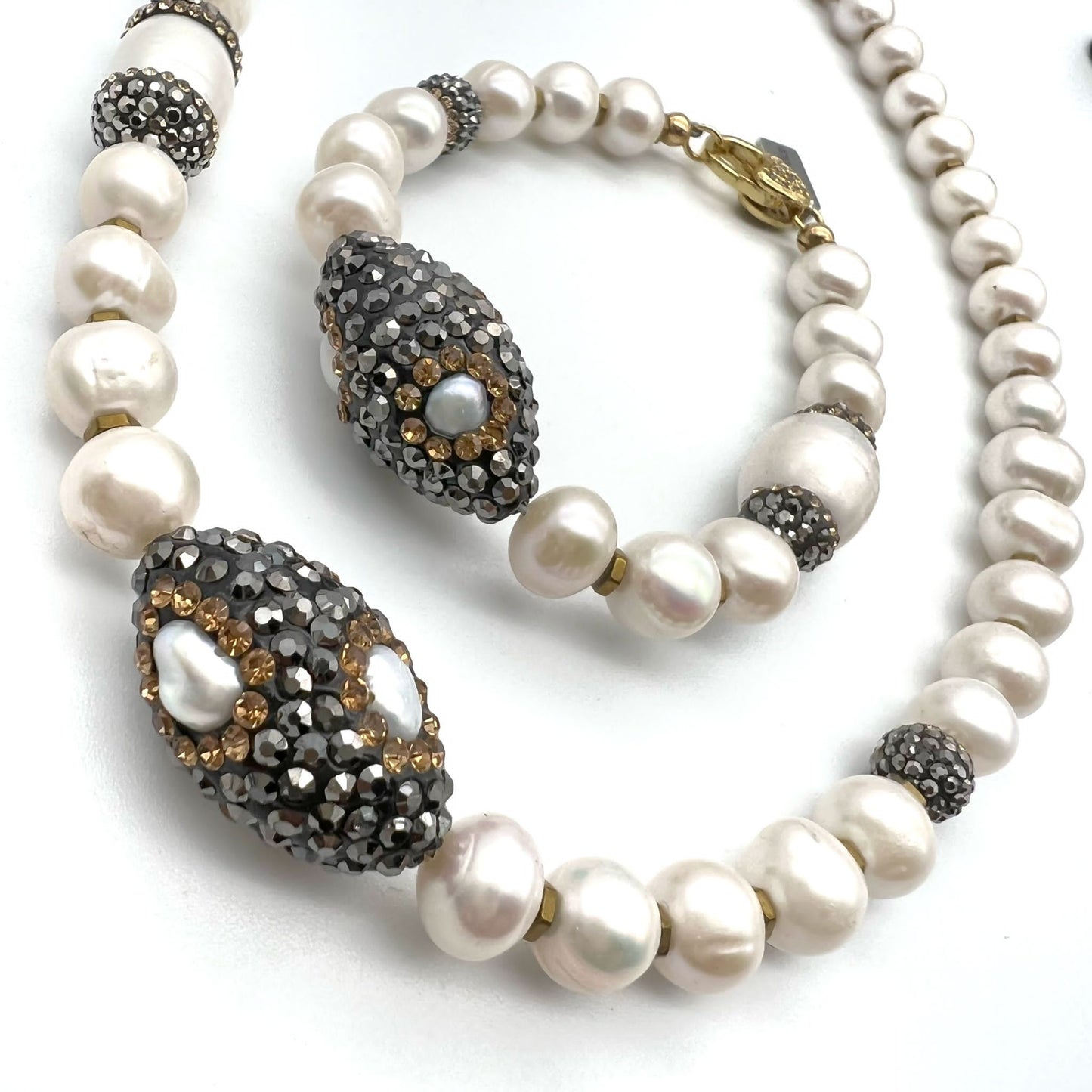 Semi-Precious Stone Set - Pearl