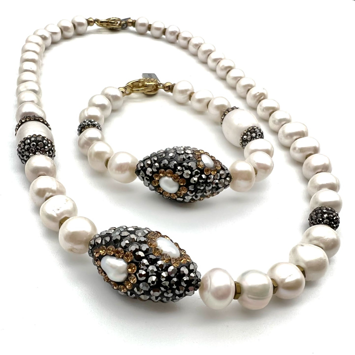 Semi-Precious Stone Set - Pearl