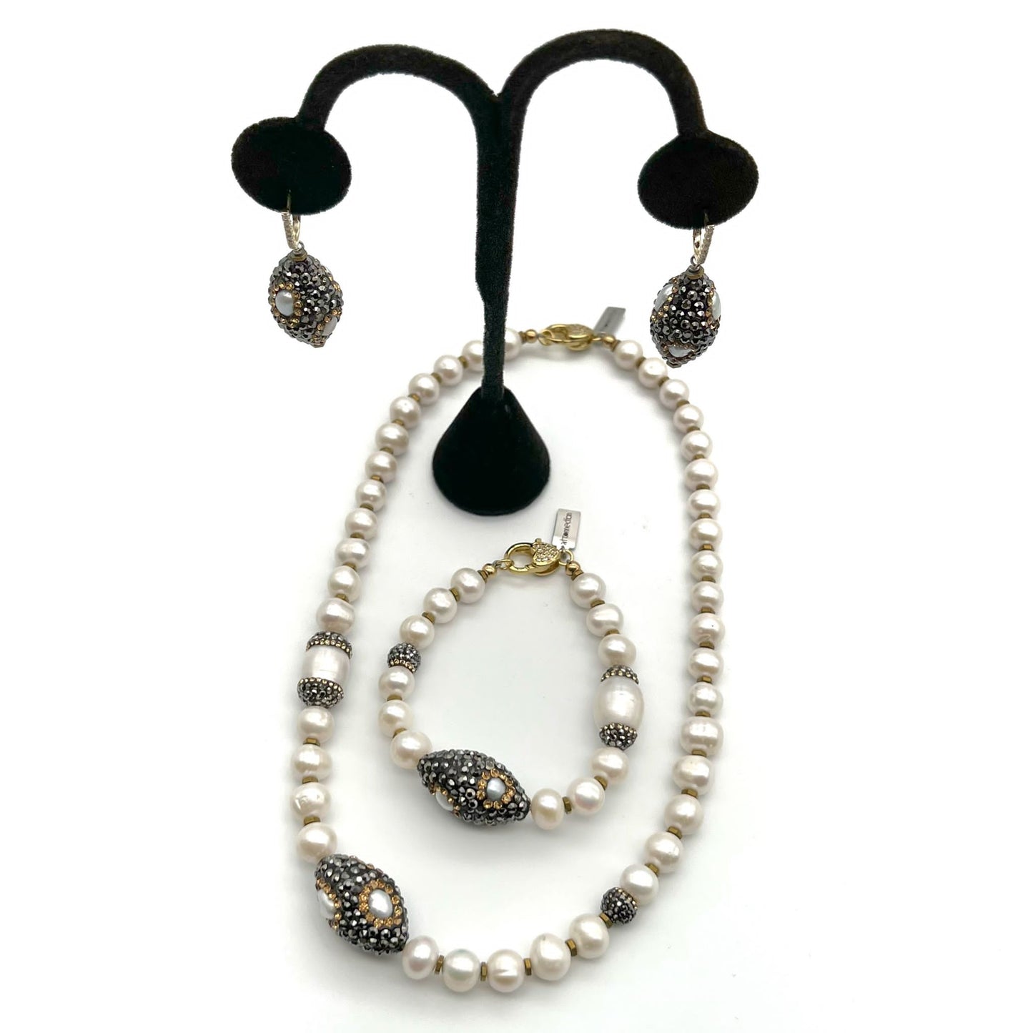 Semi-Precious Stone Set - Pearl